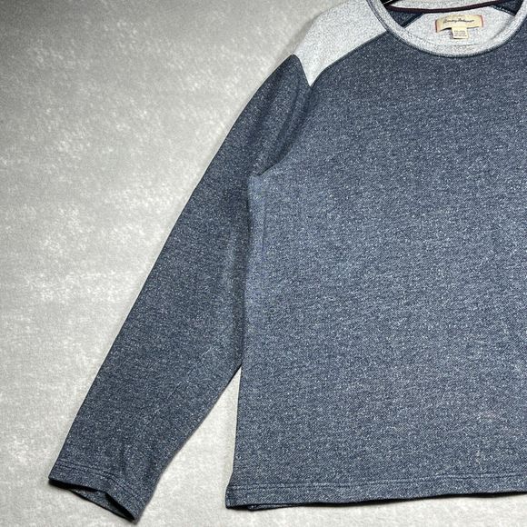 Tommy Bahama Blue Crew Neck Long Sleeve Pullover Sweatshirt Men’s XXL Flawed - Picture 4 of 16